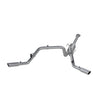 Load image into Gallery viewer, MBRP 05-13 Toyota Tacoma 4.0L EC/CC AL Dual Split Side Cat Back Exhaust - Side View