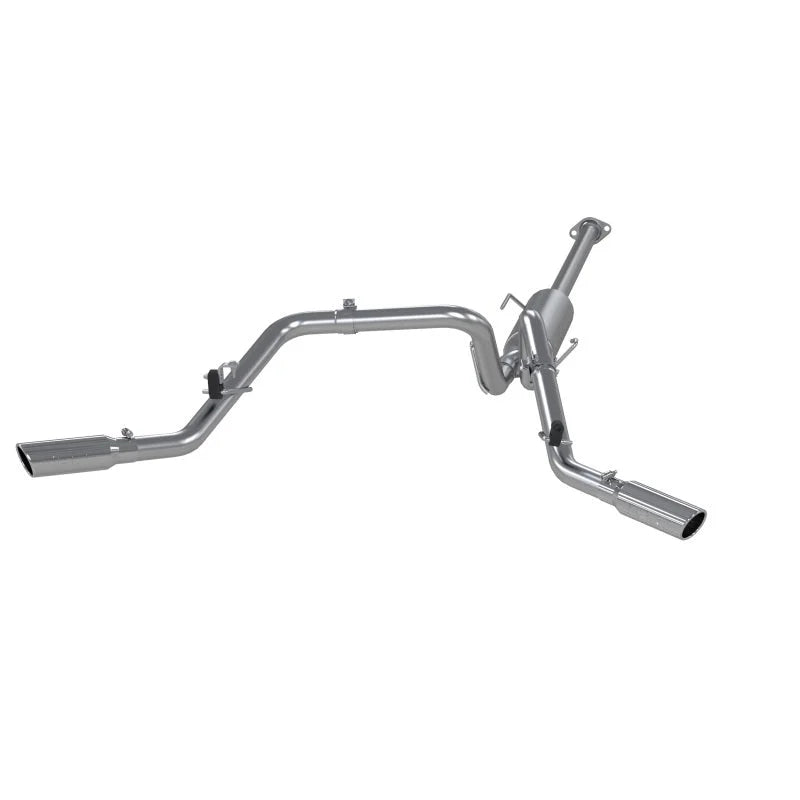 MBRP 05-13 Toyota Tacoma 4.0L EC/CC Dual Split Side T409 Cat Back Exhaust - Main Product View