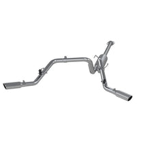 Load image into Gallery viewer, MBRP 05-13 Toyota Tacoma 4.0L EC/CC Dual Split Side T409 Cat Back Exhaust - Main Product View