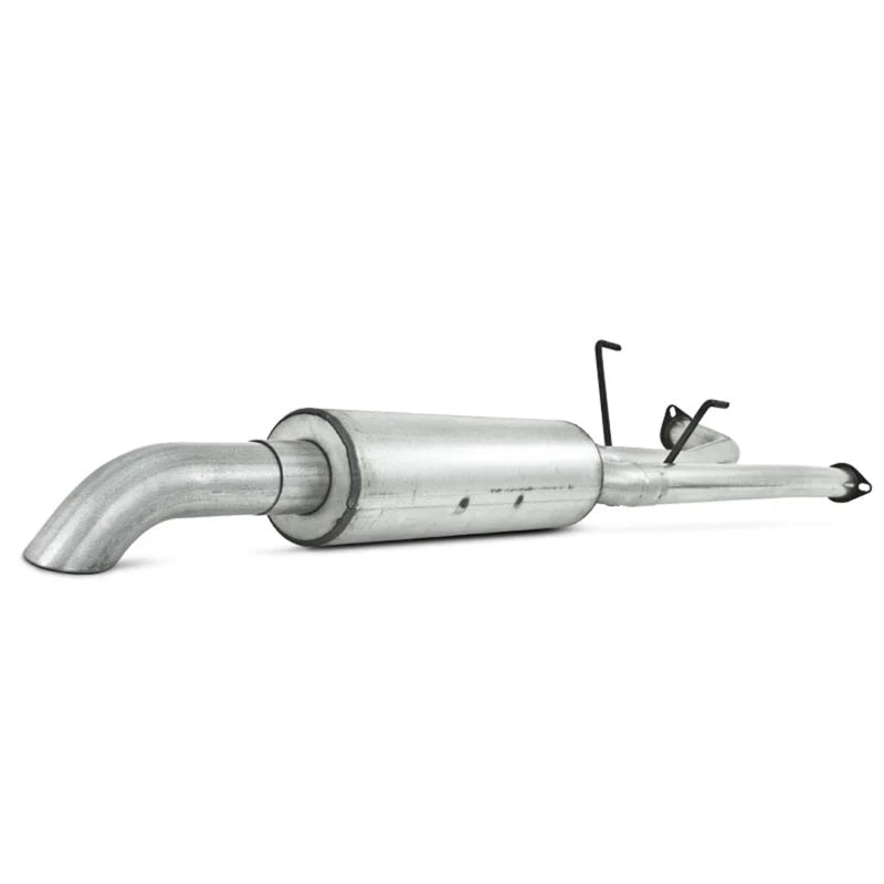MBRP 07-08 Toyota Tundra Cat Back Turn Down Single Side Aluminized Exhaust - Side View