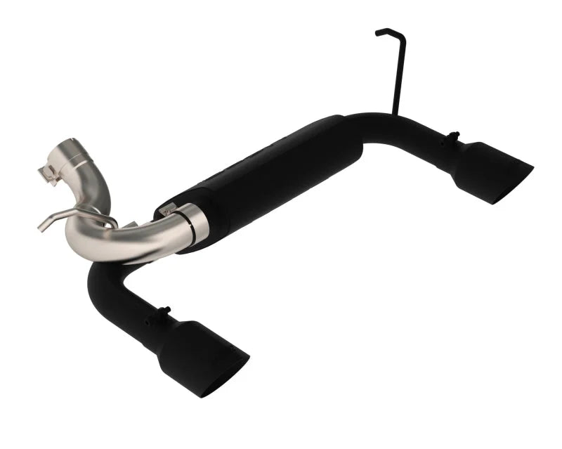 MBRP 07-14 Jeep Wrangler/Rubicon 3.6L/3.8L V6 Axle-Back Dual Rear Exit Black Performance Exhuast Sys - Main Product View