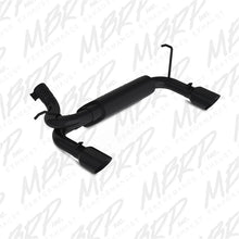 Load image into Gallery viewer, MBRP 07-14 Jeep Wrangler/Rubicon 3.6L/3.8L V6 Axle-Back Dual Rear Exit Black Performance Exhuast Sys - Side View