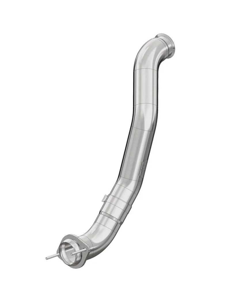 MBRP 08-10 Ford 6.4L Powerstroke 4in Turbo Down-Pipe Aluminized - Main Product View