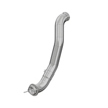 Load image into Gallery viewer, MBRP 08-10 Ford 6.4L Powerstroke 4in Turbo Down-Pipe Aluminized - Side View