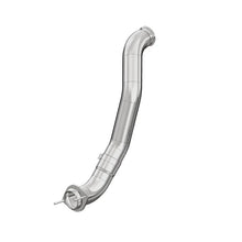 Load image into Gallery viewer, MBRP 08-10 Ford 6.4L Powerstroke 4in Turbo Down-Pipe T409 Aluminized - Side View