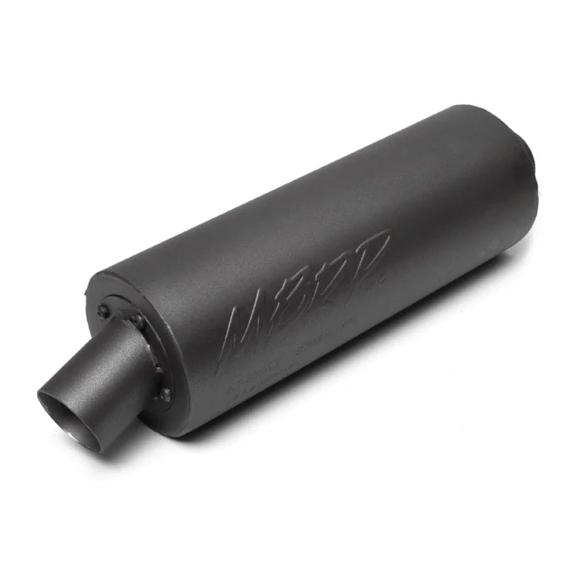 MBRP 09-12 Can-Am Outlander MAX 500/650/800 Slip-On Exhaust System w/Performance Muffler - Side View