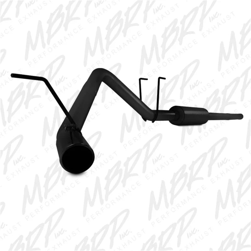 MBRP 09-14 Dodge Ram 1500 5.7L Cat-Back Single Side AL - Black - Side View