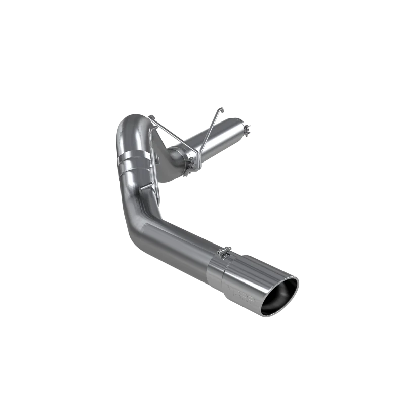 MBRP 10-12 Dodge 2500/3500 Cummins 6.7L 5in Filter Back Single Side Alum Exhaust System - Side View