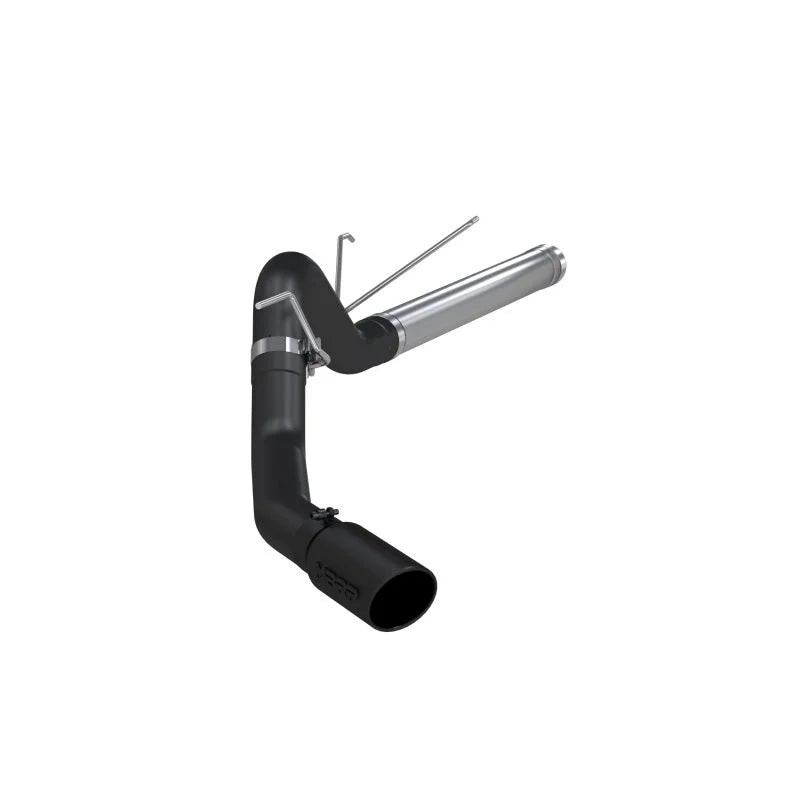 MBRP 10-12 Dodge 2500/3500 Cummins 6.7L Filter Back Single Side Black Coated Exhaust System - Main Product View