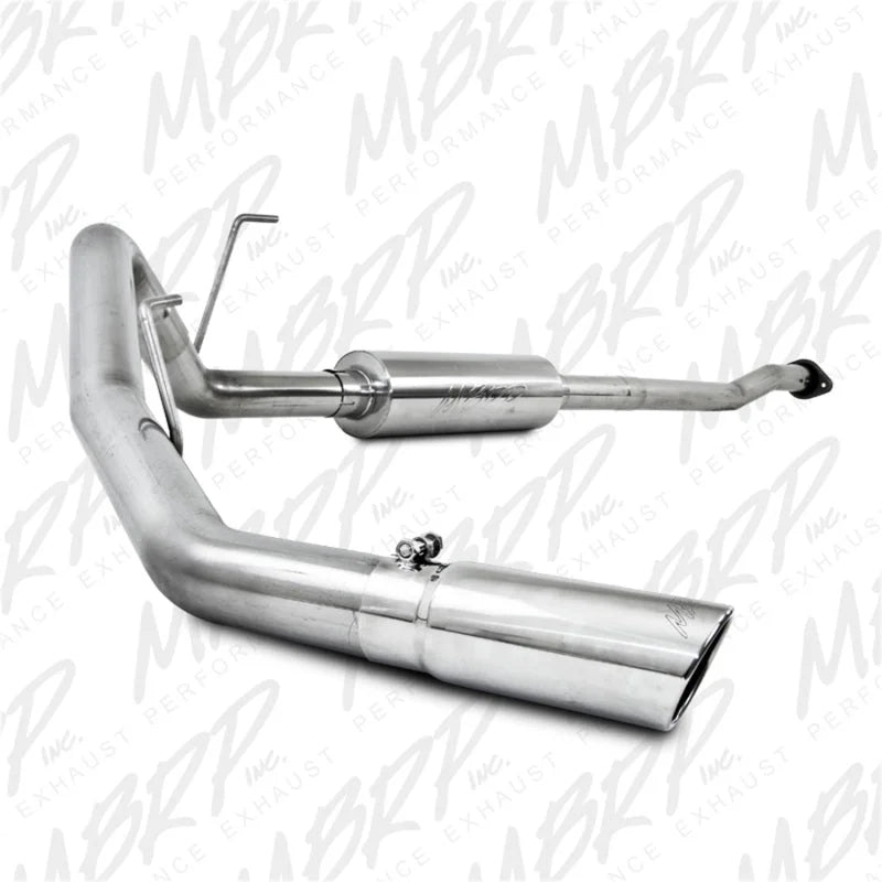 MBRP 11-12 Ford F150 V6 Ecoboost 3in T409 Cat Back Single Side Exit - Main Product View