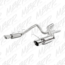 Load image into Gallery viewer, MBRP 11-12 Ford Shelby GT 500 T304 3in Cat Back Dual Split Rear Race Version 4.5in Tips - Side View