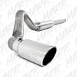Load image into Gallery viewer, MBRP 11-13 Ford F-250/350/450 6.2L V8 Gas 4in Cat Back Single Side T409 Exhaust System - Side View