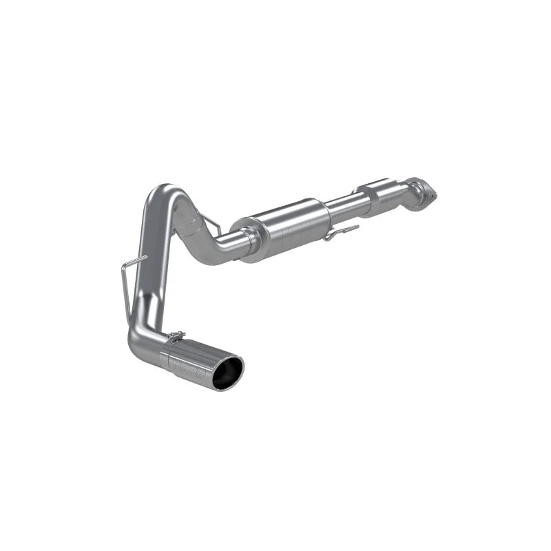 MBRP 11-13 Ford F150 SVT Raptor 6.2L EC-SB/CC-SB 3.5in Cat Back Single Exit Alum Exhaust System - Side View
