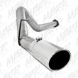 Load image into Gallery viewer, MBRP 11-14 Ford 6.7L F-250/350/450 4in Filter Back Single Side Exit Alum and Down Pipe Exhaust - Side View