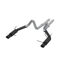 Load image into Gallery viewer, MBRP 11-14 Ford Mustang GT 5.0L 3in Cat Back Dual Split Rear Race Version 4in Tips - Black - Main Product View