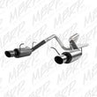 Load image into Gallery viewer, MBRP 11-14 Ford Mustang GT 5.0L 3in Cat Back Dual Split Rear Street Version 4in Tips - Black - Main Product View