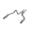 Load image into Gallery viewer, MBRP 11-14 Ford Mustang GT 5.0L Dual Split Rear Race Version AL 3in Cat Back Exhaust System - Side View