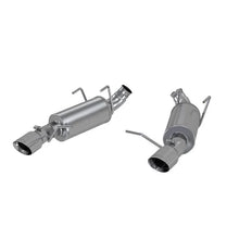 Load image into Gallery viewer, MBRP 11-14 Ford Mustang V6 3in. Dual Muffler Axle Back Split Rear T409 Exhaust System - Main Product View