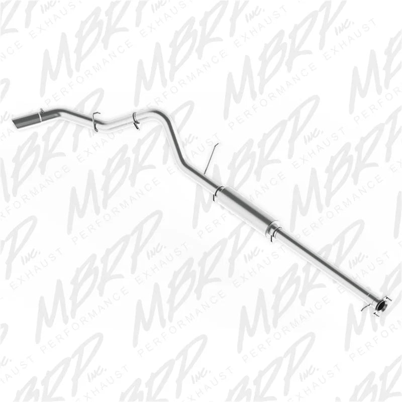 MBRP 11-19 Chevy/GMC 2500HD PU 6.0L V8 Single Side Exit Alum Cat Back Perf Exhaust - Side View