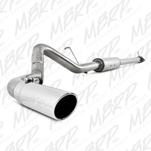 Load image into Gallery viewer, MBRP 11-19 Chevy/GMC 2500HD PU 6.0L V8 Single Side Exit T409 Cat Back Perf Exhaust - Side View