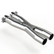Load image into Gallery viewer, MBRP 12-21 Ferrari 812SF/812GTS/F12 6.3L/ 6.5L 3in Resonator Delete X-Pipe - T304 - Main Product View