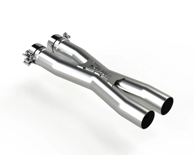 MBRP 12-21 Ferrari 812SF/812GTS/F12 6.3L/ 6.5L 3in Resonator Delete X-Pipe - T304 - Main Product View