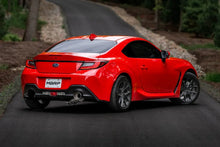 Load image into Gallery viewer, MBRP 12-22 Subaru BRZ 17-22 Toyota GR86 Stainless Steel 3in Cat-Back-Single Rear Exit w Burnt Tip - Installation View