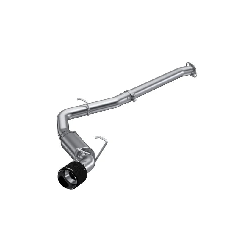 MBRP 12-22 Subaru BRZ 17-22 Toyota GR86 Stainless Steel 3in Cat-Back-Single Rear Exit w Carbon Tips - Main Product View