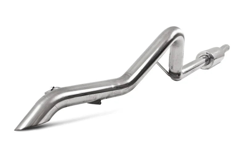 MBRP 12 Jeep Wrangler/Rubicon 3.6L V6 Cat Back Single Rear Exit Off-Road 409 Exhaust - Side View