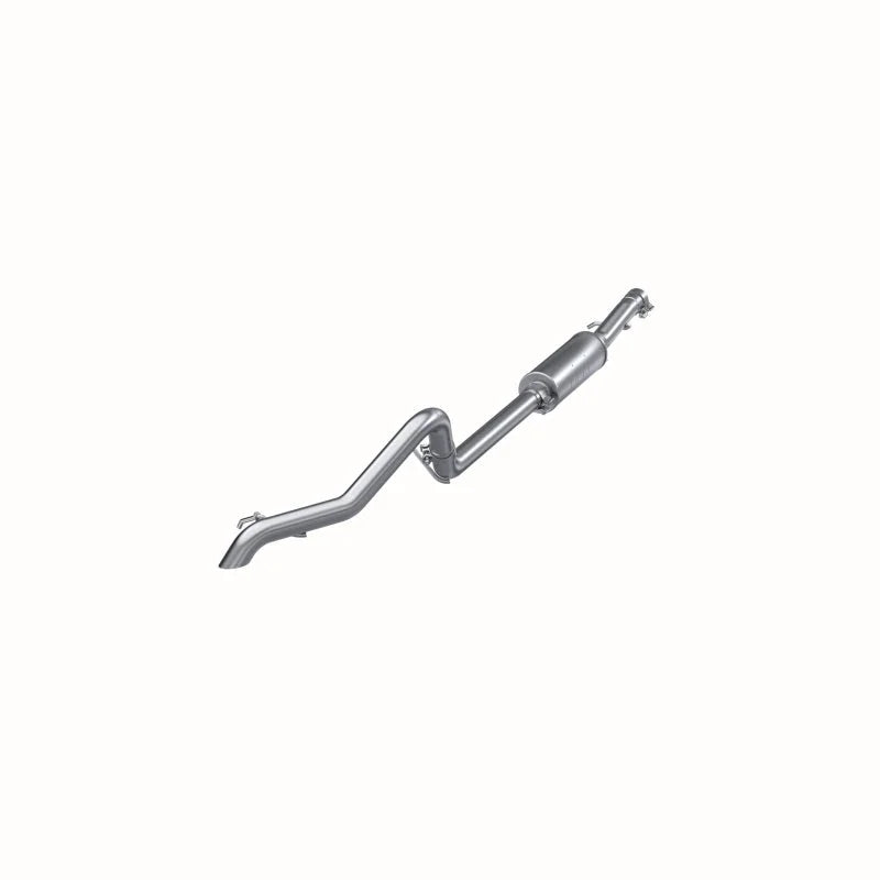 MBRP 12 Jeep Wrangler/Rubicon 3.6L V6 Cat Back Single Rear Exit Off-Road Alum Exhaust - Side View