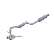 Load image into Gallery viewer, MBRP 13-14 Ford Focus ST 2.0L EcoBoost Dual Center Outlet AL 3in Cat Back - Side View