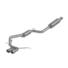 Load image into Gallery viewer, MBRP 13-14 Ford Focus ST 2.0L EcoBoost Dual Center Outlet T409 3in Cat Back - Main Product View