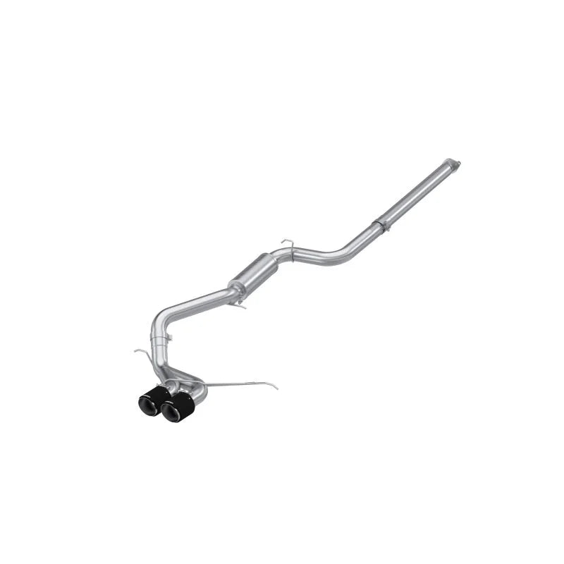 MBRP 13-18 Ford Focus ST 2.0L EcoBoost SS 3in Cat-Back Dual Outlet w/ Carbon Fiber Tips - T304 - Main Product View