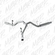 Load image into Gallery viewer, MBRP 14-16 Ram 2500/3500 6.4L 4in AL Single Side Dual Outlet Cat Back Exhaust - Side View
