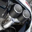 Load image into Gallery viewer, MBRP 14-17 Audi SQ5 3.0T Dual Rear Exit Axle Back w/ Quad Carbon Fiber Tips - T304 - Back View