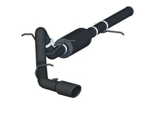 Load image into Gallery viewer, MBRP 14-17 Chevrolet Silverado 1500 4.3/5.3L 3in Cat Back Single Side Exit Black Exhaust - Side View