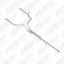 Load image into Gallery viewer, MBRP 14 Chevy/GMC 1500 Silverado/Sierra 4.3L V6/5.3L V8 Dual Split Rear Alum 3in Cat Back Exhaust - Main Product View