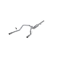 Load image into Gallery viewer, MBRP 14 Chevy/GMC 1500 Silverado/Sierra 4.3L V6/5.3L V8 Dual Split Rear Alum 3in Cat Back Exhaust - Side View