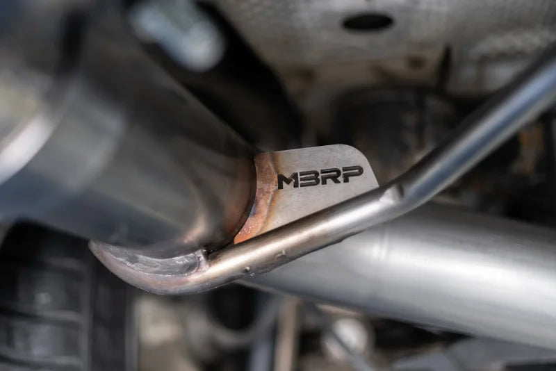 MBRP 14+ Porsche Macan S/GTS/Turbo T304 Pro Series Performance Exhaust - Side View