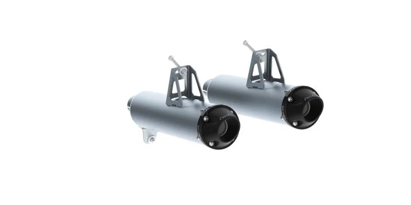 MBRP 15-16 Can-Am Maverick 1000 Turbo Dual / 13-16 Can-Am Maverick 1000 Dual Slip-On Mufflers - Side View