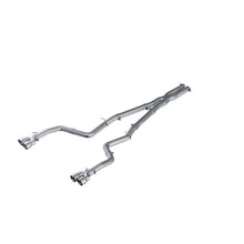 Load image into Gallery viewer, MBRP 15-16 Dodge Challenger 5.7L HEMI Cat Back Dual Split Rear - Main Product View