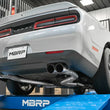 Load image into Gallery viewer, MBRP 15-16 Dodge Challenger 5.7L HEMI Cat Back Dual Split Rear - Installation View