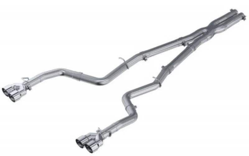 MBRP 15-16 Dodge Challenger 5.7L HEMI Cat Back Dual Split Rear - Additional View 6
