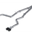 Load image into Gallery viewer, MBRP 15-16 Dodge Challenger 5.7L HEMI SS 3in Quad Split Rear Exit w/ Carbon Fiber Tips - T304 - Additional View 5