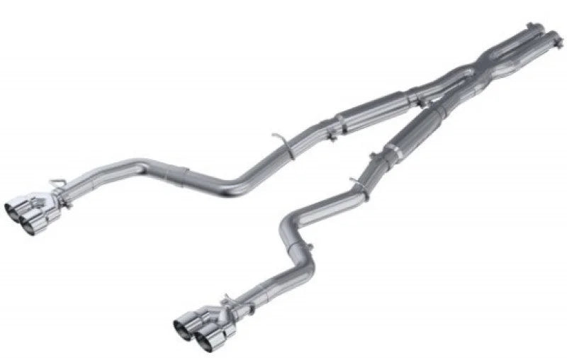 MBRP 15-16 Dodge Challenger RT 5.7L Aluminized Steel 3in Dual Rear Cat-back Quad Tips - Street - Additional View 6