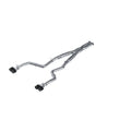 Load image into Gallery viewer, MBRP 15-16 Dodge Challenger RT 5.7L T304 SS 3in Dual Rear Cat-back CF Quad Tips - Street - Main Product View