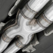 Load image into Gallery viewer, MBRP 15-16 Dodge Challenger RT 5.7L T304 SS 3in Dual Rear Cat-back CF Quad Tips - Street - Back View