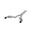 Load image into Gallery viewer, MBRP 15-17 Ford Mustang GT 5L(Coupe) 3in Catback Dual Split Rear w/ 4.5in Carbon Fiber Tips (Street) - Main Product View
