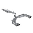 Load image into Gallery viewer, MBRP 15-18 Audi S3 304SS 3in Quad Split Rear Exit C/B System - Main Product View