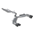 Load image into Gallery viewer, MBRP 15-18 Audi S3 SS 3in Quad Split Rear Exit w/ Carbon Fiber Tips - T304 - Main Product View